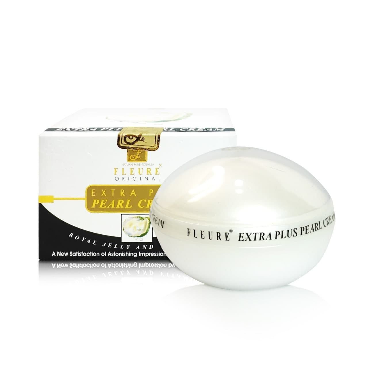 کرم فرم دهنده گونه و روشن کننده پوکست مروارید فلور Extra Plus Pearl Cream Fleure